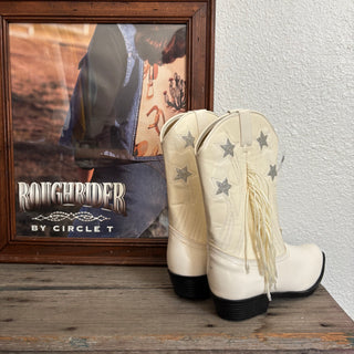 Texas Star Cowboy Boots - Youth 7 / Women’s 8.5