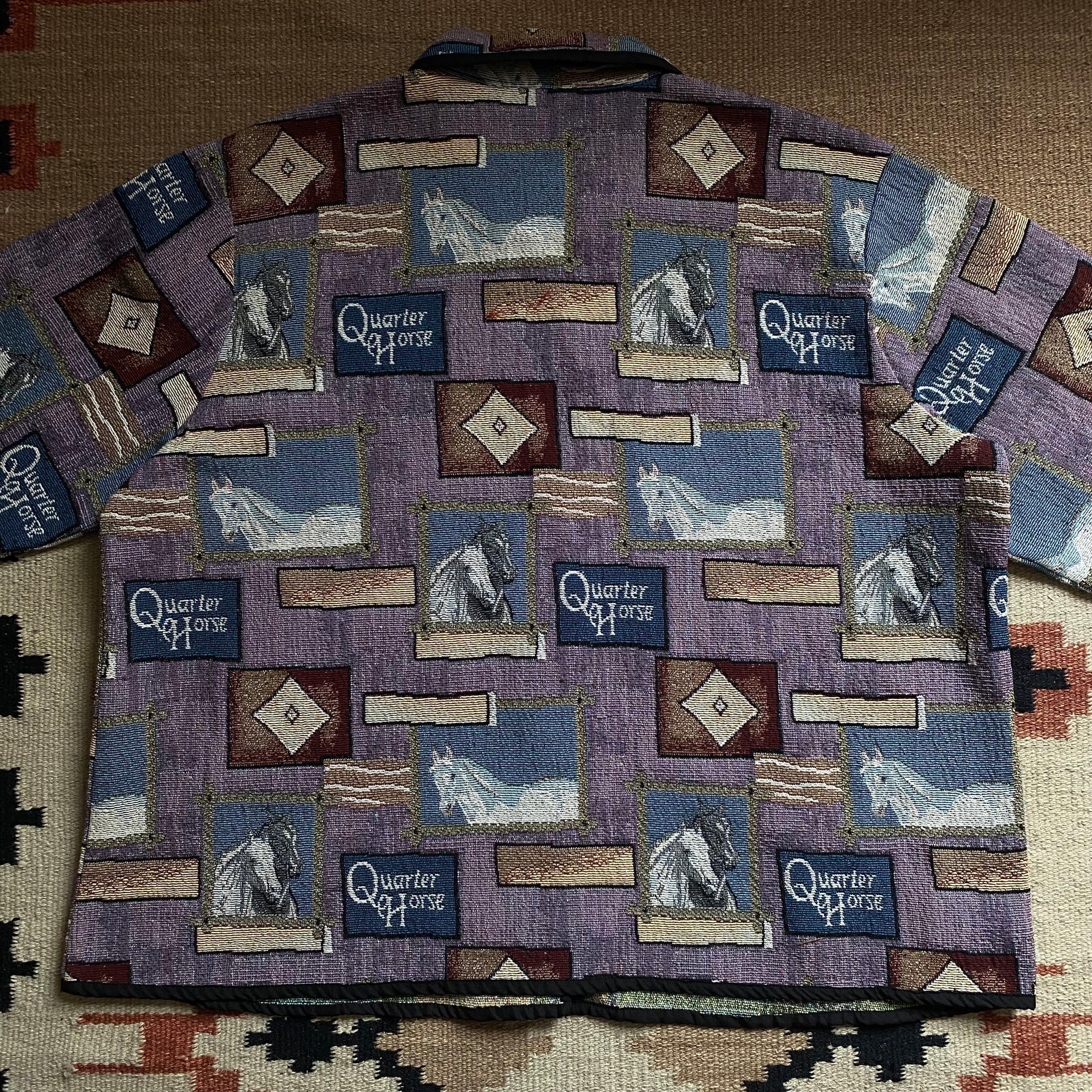 Quarterhorse Multicolored Sweater Jacket- 3XL