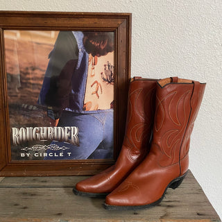 Brown Texas Cowboy Boots - Men’s 10.5 / Women’s 12