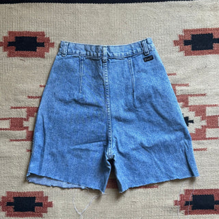Baby Blue Wrangler Cut Offs - 25”