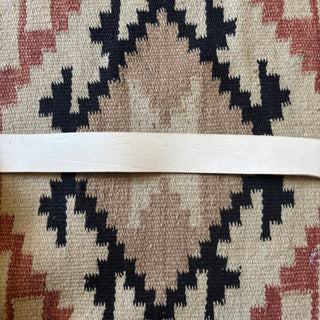 White Leather Belt - 32” - 35”