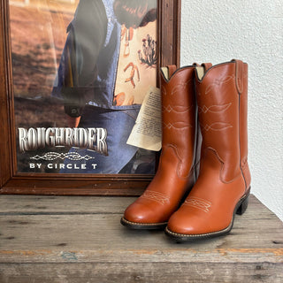 Brown Texas Cowboy Boots - Youth 5.5 / Women’s 7