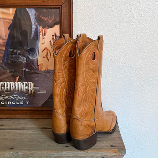 Brown Texas Cowboy Boots - Men’s 8.5 / Women’s 10