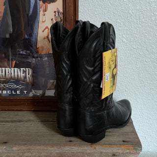 Black Texas Cowboy Boots - Women’s 10