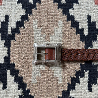 60s Square Buckle Belt - Sizes 22” - 29”
