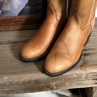 Honey Brown Texas Cowboy Boots - Women’s 6