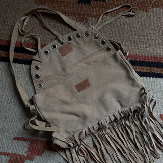 1970s Suede Fringe Purse
