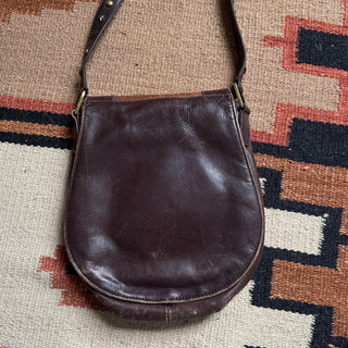 1970s Horses Leather Purse