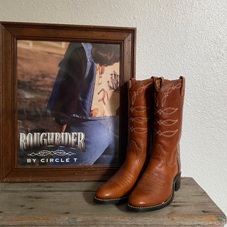 70s Brown Cowboy Boots - Women’s 8