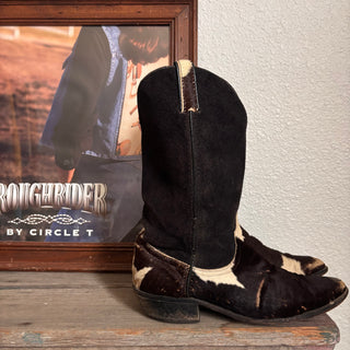 Vintage Code West Cowhide Cowboy Boots, Men’s 9 / Women’s 10.5