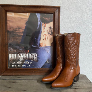 Texas Chestnut Cowboy Boots - Women’s 6