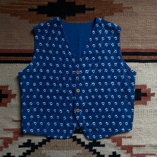 Vintage Rainy Day Cowgirl Vest, Small for Women