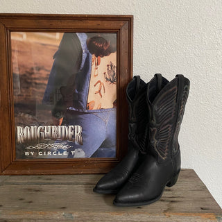 Black Western Cowboy Boots - Women’s 7