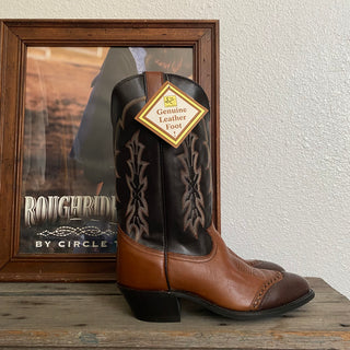 Brown Texas Cowboy Boots - Men’s 9 / Women’s 10.5