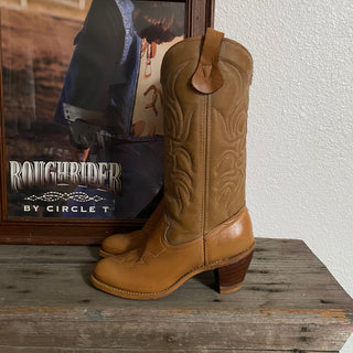 Brown Texas Cowboy Boots - Women’s 8