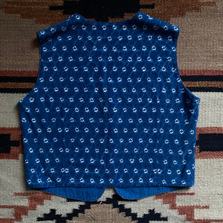 Vintage Rainy Day Cowgirl Vest, Small for Women