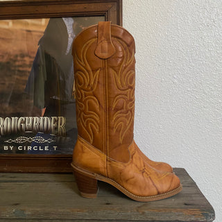 Marbled Texas Cowboy Boots - Women’s 6.5