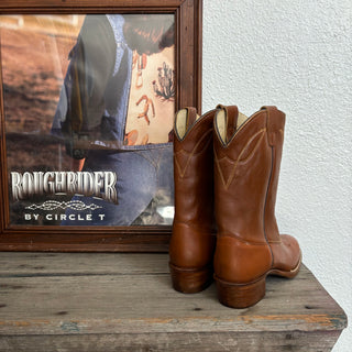 Brown Texas Cowboy Boots - Youth 5.5 / Women’s 7