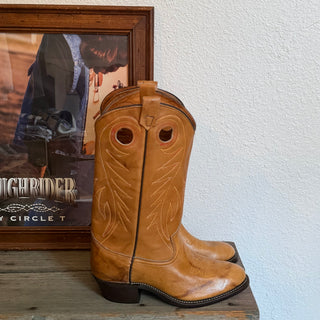 Brown Texas Cowboy Boots - Men’s 8.5 / Women’s 10