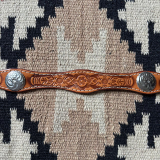 Tooled Leather Belt - Sizes 29” - 32”