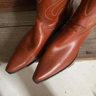 Brown Texas Cowboy Boots - Men’s 10.5 / Women’s 12