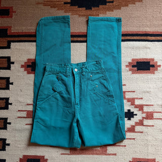 Vintage Turquoise Ropers 26 inch waist for Women
