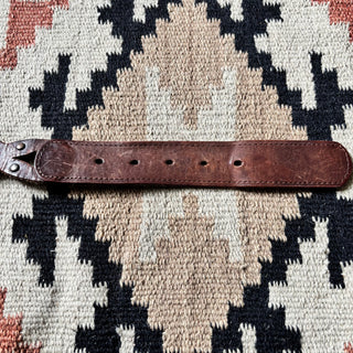 Cutout Leather Fossil Belt - 36” - 39”