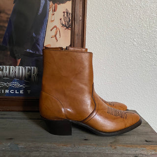 Marbled Texas Cowboy Boots - Men’s 10 / Women’s 11.5