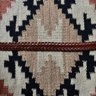 Braided Leather Belt - Any size up to 35”