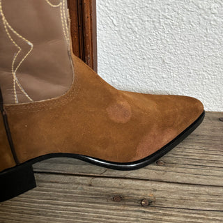 Brown Suede Cowboy Boots - Women’s 9