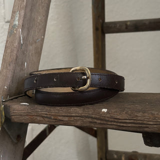 Thin Brown Belt - 25” - 28”