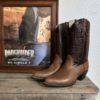 Brown Texas Cowboy Boots - Men’s 10.5 / Women’s 12