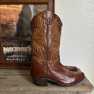 Brown Texas Cowboy Boots - Men’s 9.5 / Women’s 11