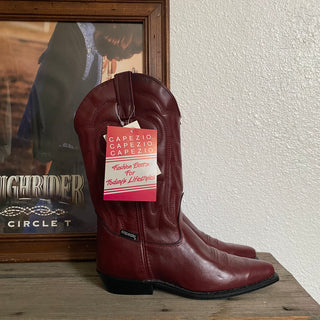 Burgundy Cowboy Boots - Women’s 8 & 10