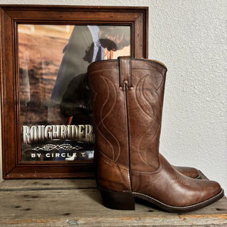 Country Brown Texas Cowboy Boots - Men’s 10 / Women’s 11.5