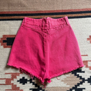 Vintage Hot Pink Western Ethics Cut Offs 25 inch waist for Women