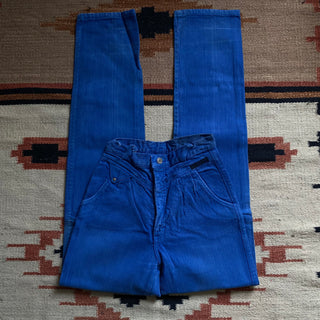 Vintage Striped Sky Blue Rockies 24 inch waist for Women