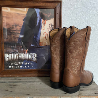 Brown Tony Lama Cowboy Boots - Men’s 8.5 / Women’s 10