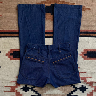 Vintage Navy Blue Jeans 24 inch waist for Women