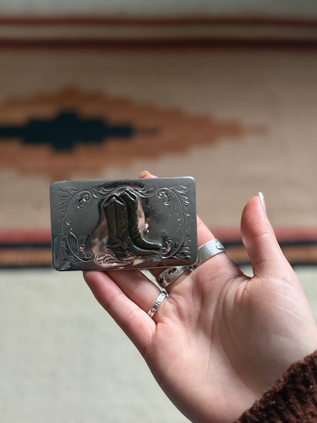 Cowboy Boots Belt Buckle