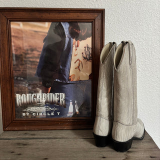 Eel skin Cowboy Boots - Women’s 6