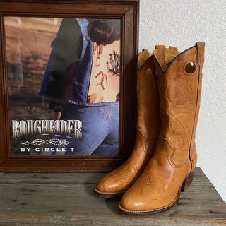 Brown Texas Cowboy Boots - Men’s 8 / Women’s 9.5