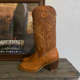 Marbled Texas Cowboy Boots - Women’s 6.5