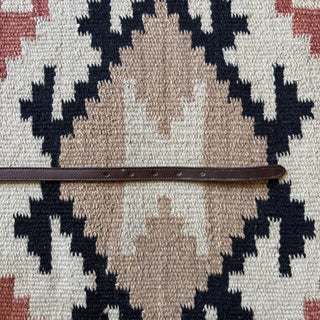 Thin Brown Leather Belt - 30” - 35”