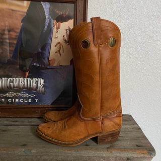 Brown Leather Cowboy Boots - Women’s 7