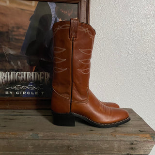 70s Brown Cowboy Boots - Women’s 8
