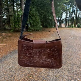 Tooled Leather Cowgirl Purse