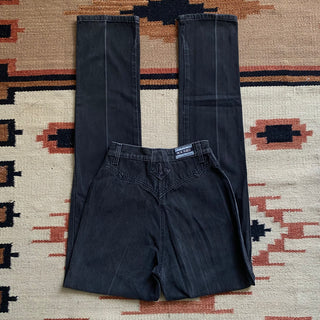 Vintage Faded Black Rockies 24 inch waist