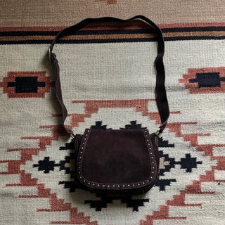 Brown Suede Cowgirl Purse