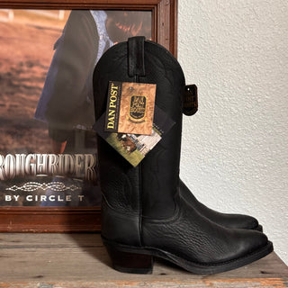 Vintage Dan Post Midnight Rider Cowboy Boots, Men’s 7 / Women’s 8.5